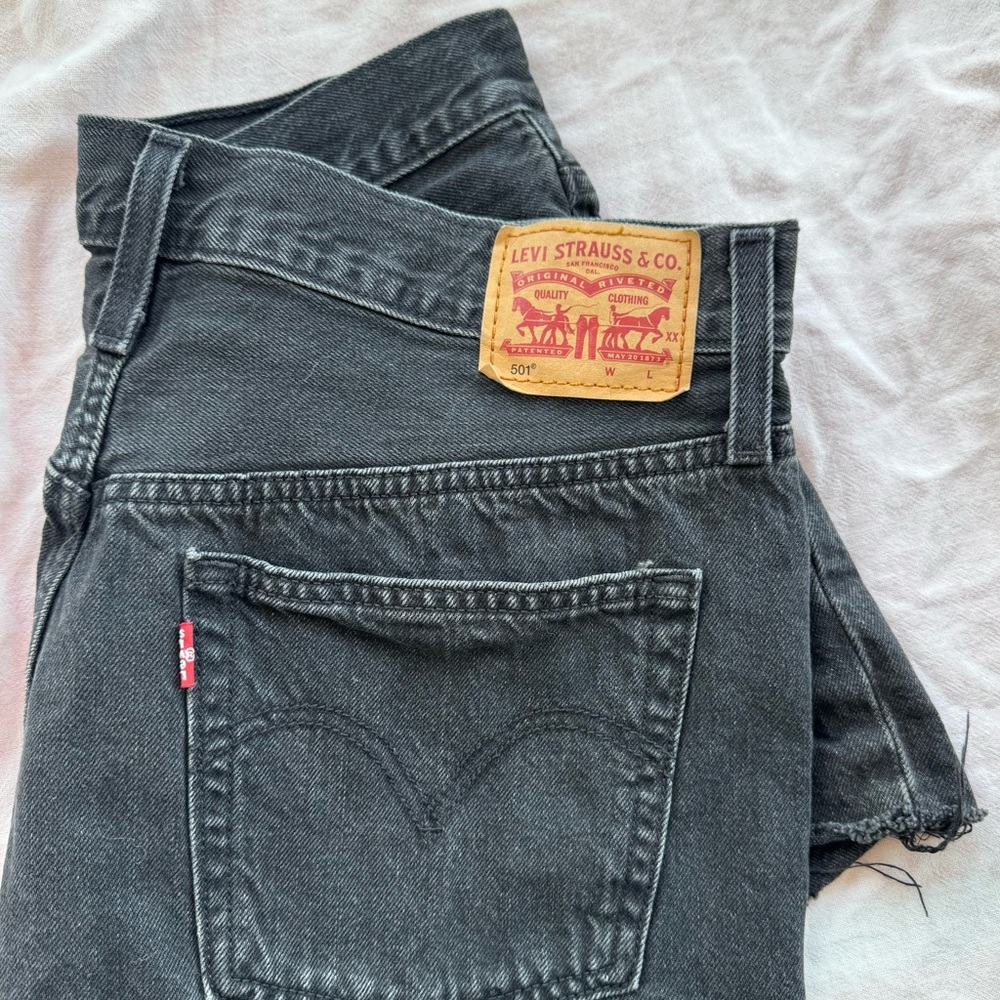 Women’s Levi's 501 Black Jean Shorts